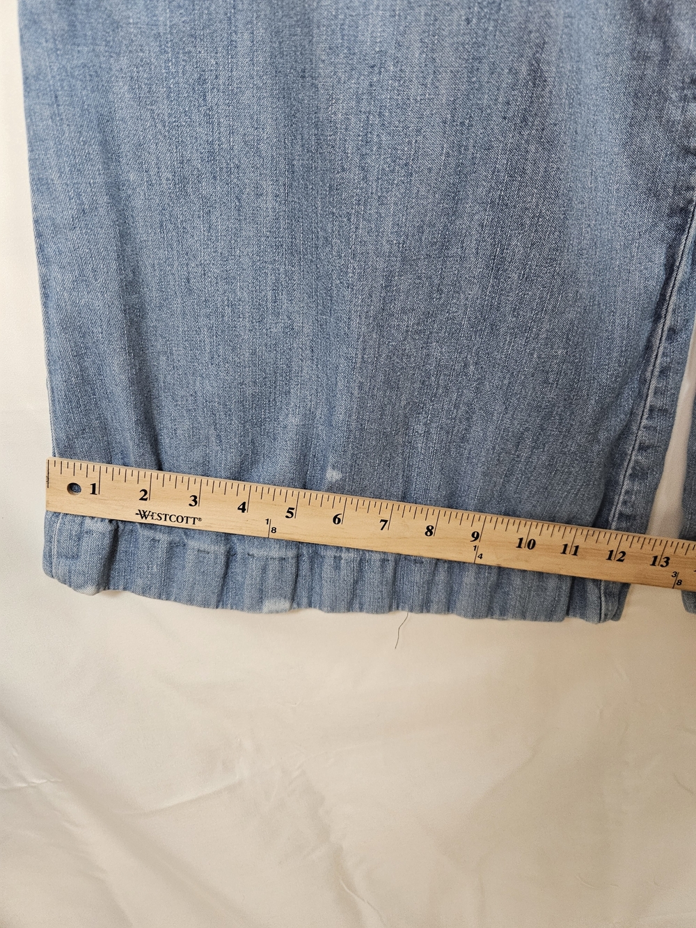 Pilcro By Anthroplogie Light Blue Wide-Leg High-Rise Jeans - Picture 10 of 11